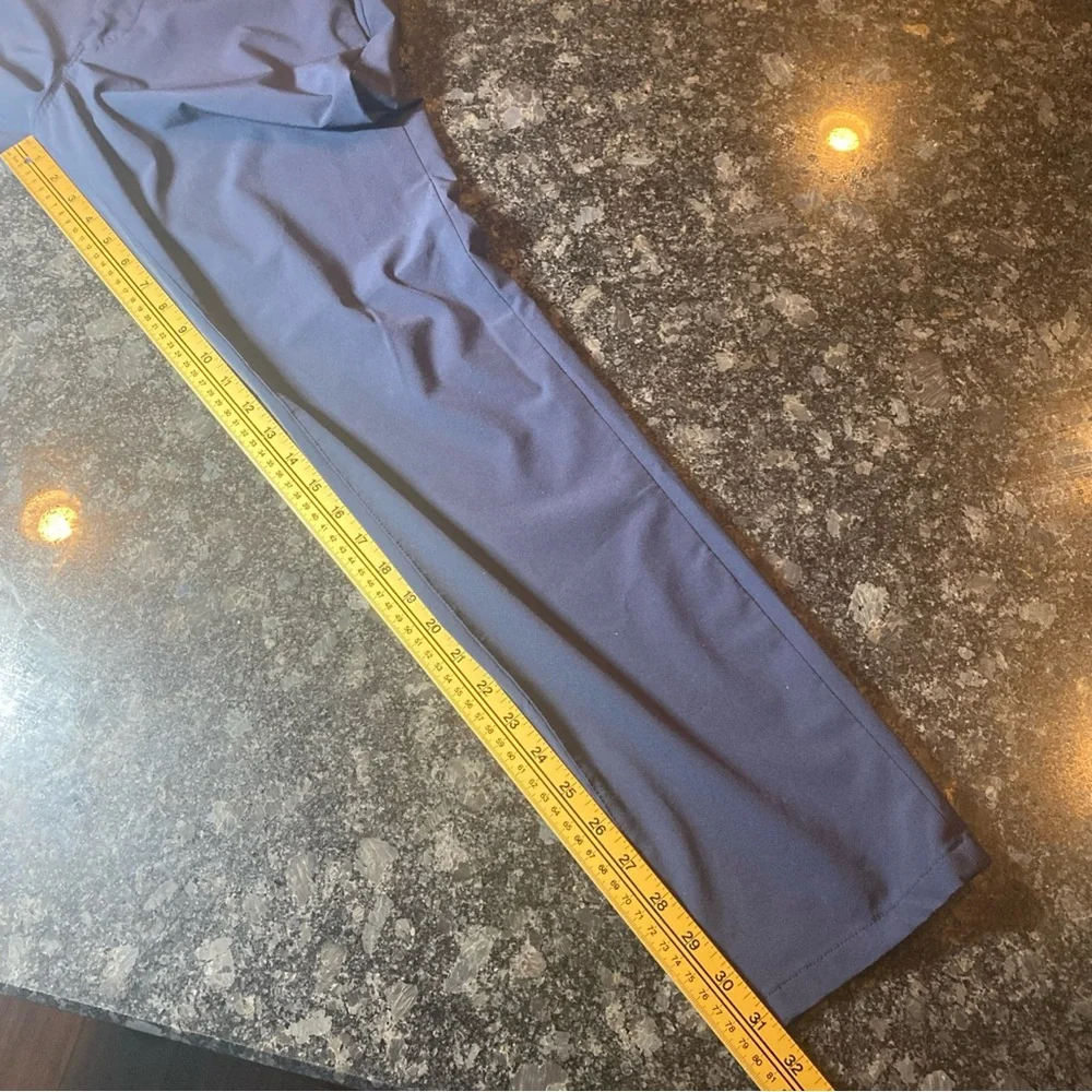 Mizzen+Main Helmsman Mens 33x32 Slim Fit Navy Blue Performance Chino Pants